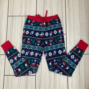 Hanna Andersson gnome holiday at knit pajama pants adult S